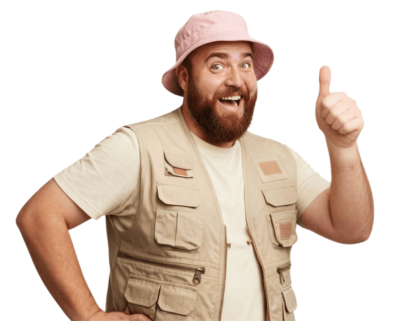 Happy Dave giving a thumbs up.